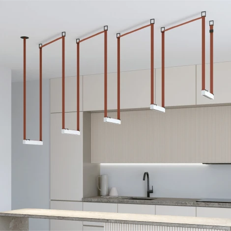 Трековый светильник Downlight 48V Denkirs Belty Grill DK5570-WB (LED)