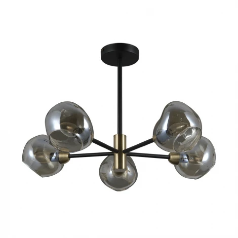 Потолочная люстра Seven Fires Borno SF4003/5C-BK-AB