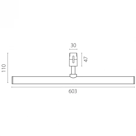Трековый светильник низковольтный светодиодный Lightstar Due Hermes 270547 48V 20W черный 4000K