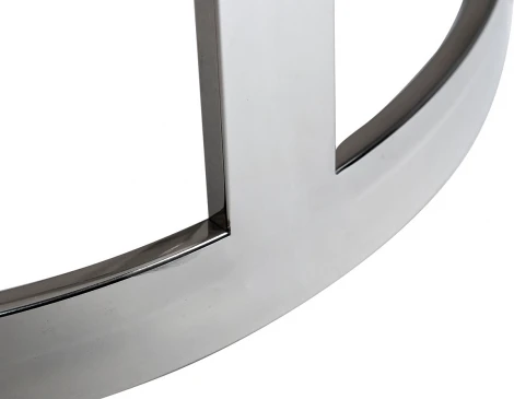 Журнальный стол Garda Decor 47ED-ET081S (Серебро/Прозрачный)