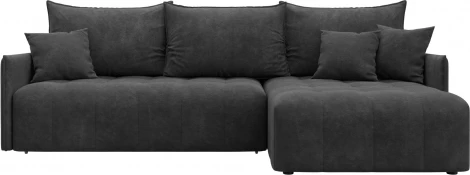 Диван угловой Лига-054 НПБ угол универсальный Лига Диванов (Велюр) арт.129051