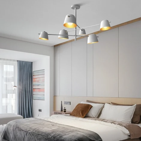 Потолочная люстра на штанге Goda White ImperiumLoft Goda01 (204171-26) (220V)