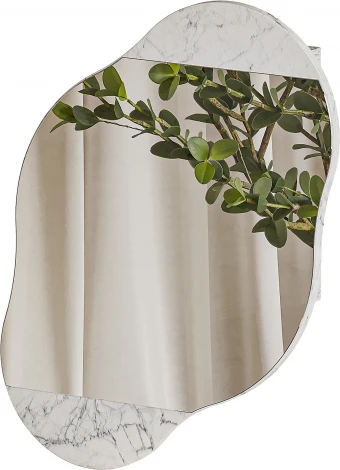 Шкаф настенный CLOUD STORAGE WALL MIRROR LEVE (ЛДСП/Белый) арт.LEV01107
