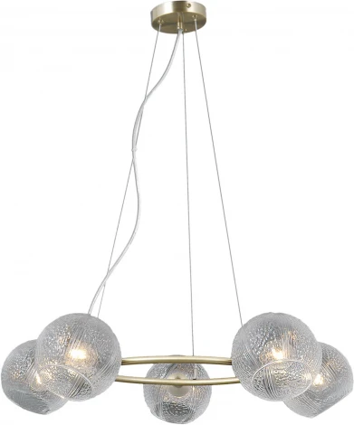 Подвесная люстра ILLUMICO IL0728-5PSQ-24 AB ARIES (220V, на тросе)