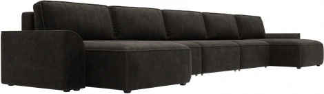 Диван п-образный Лига-048 НПБ МегаЛонг Лига Диванов (Велюр) арт.128323