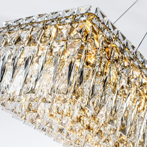 Подвесная люстра хрустальная Modelux ML.7084.1200 GD