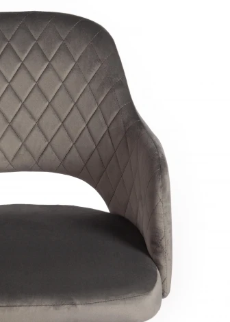 Кресло VALKYRIA (mod. 711) / 1 шт. в упаковке (Ткань,Металл /Серый,Черный)