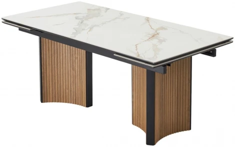 Стол СТРАДИВАРИ 180 цвет 116 BG, керамика / Дуб Американский M-City 64413