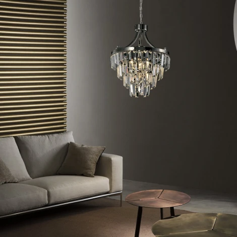 Подвесная люстра Lumien Hall Novello LH0039/4P-NK-CL