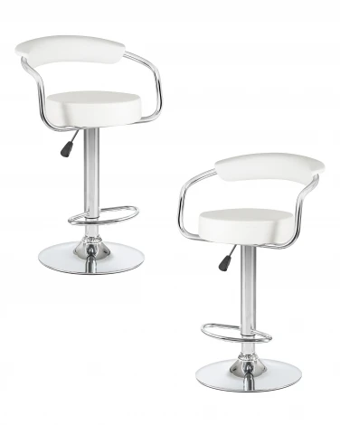 Набор 2 шт стул барный DOBRIN MARTA (белый)
