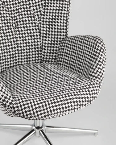 Кресло Stool Group Филадельфия ч/б УТ000001759