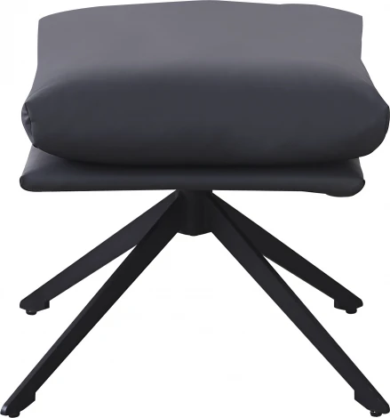 Оттоманка HUG тёмно-серый, экокожа Bradexhome арт.FR 1016