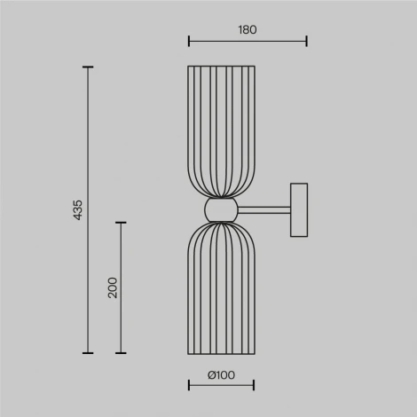 Бра Antic MOD302WL-02GR Maytoni