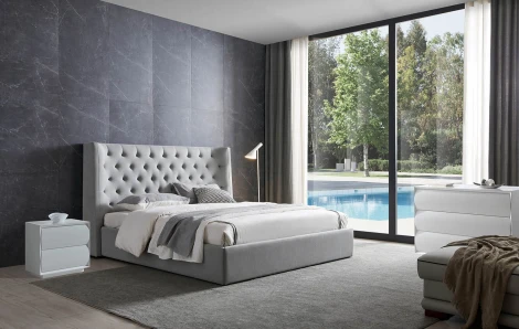 Кровать GC1726 (180-200) серый FA905-31