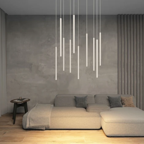 Подвесной светильник Denkirs Glingor DK4303-WH (LED, 220V, на проводе, круглые)