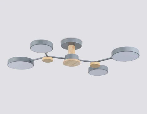 Потолочная люстра светодиодная на штанге с регулировкой цветовой температуры Ambrella COMFORT FL4859