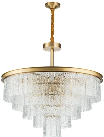 Потолочная люстра каскадная на штанге Belfast Harland 6308-8 BR CL (220V)