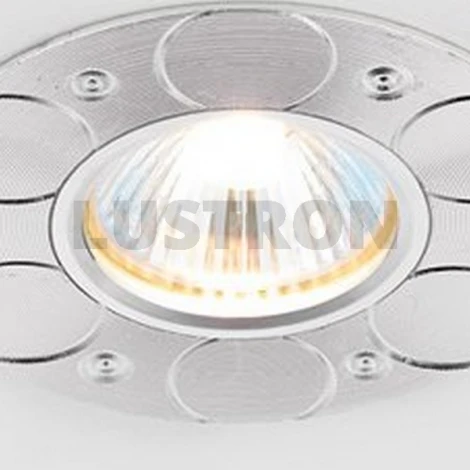 Встраиваемый точечный светильник Ambrella Алюминий С Узором A808 AL (220V)