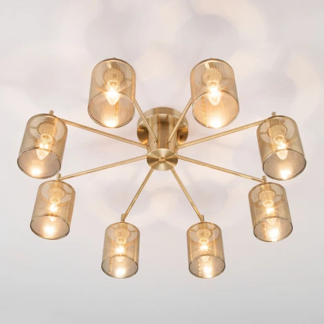 Потолочная люстра Eurosvet Tela 70109/8 античная бронза