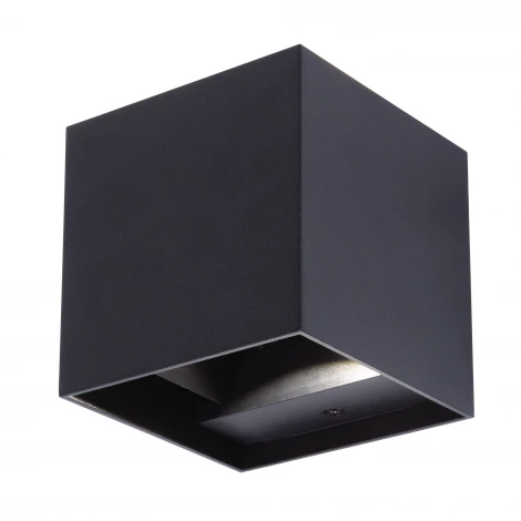 Архитектурная подсветка с переключателем цвета свечения Uniel ULU-S55B-2x3W/3000K+4000K+6000K IP65 BLACK