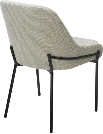 Стул M-City GAVI Garna-157 светло-бежевый, ткань / черный каркас