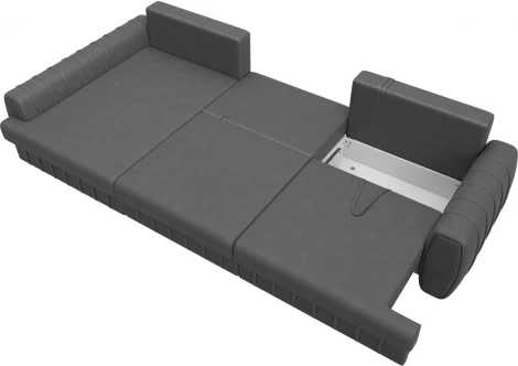 Диван угловой Лига-057 НПБ Лонг угол левый Лига Диванов (Замша) арт.129314L