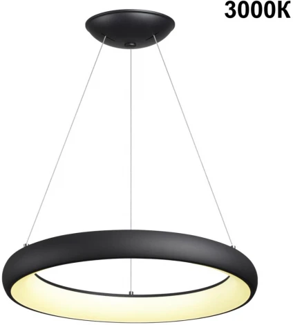 Светильник подвесной диммируемый, с пультом ДУ (2.4G) LED 60W Novotech Fold 359024 OVER (регулировка яркости, 220V, на тросе, кольцо)