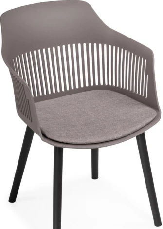 Пластиковый стул Woodville Crocs dark gray / black