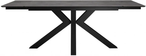 Стол DikLine SFE140 Керамика мрамор Бронза/подстолье черное/опоры черные (2 уп.) арт.00-00072891