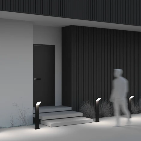 Уличный наземный светильник Paso O595FL-L12B3K (LED, 220V, IP54)