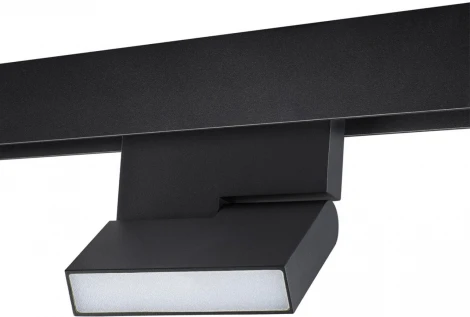 Трековый светильник низковольтный диммируемый Novotech Flum 359492 SHINO черный LED 10W 48V 3000-6500K (управление смартфоном, умный дом - Алиса, Tuya Smart, Smart Life)