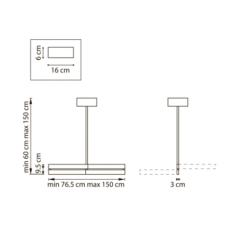 Потолочная люстра на штанге Lightstar Dive 740147
