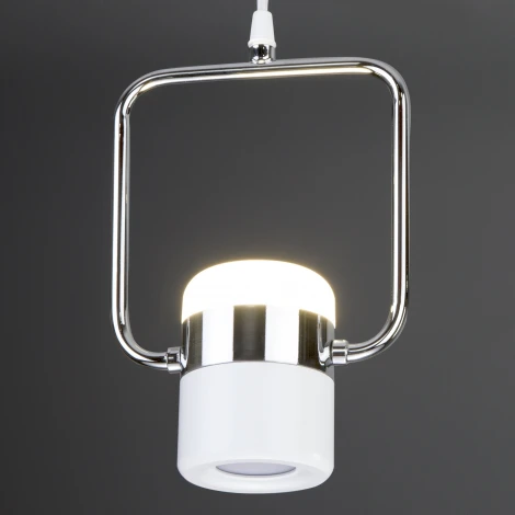 Подвесной светильник Elektrostandard Oskar 50165/1 LED хром/белый
