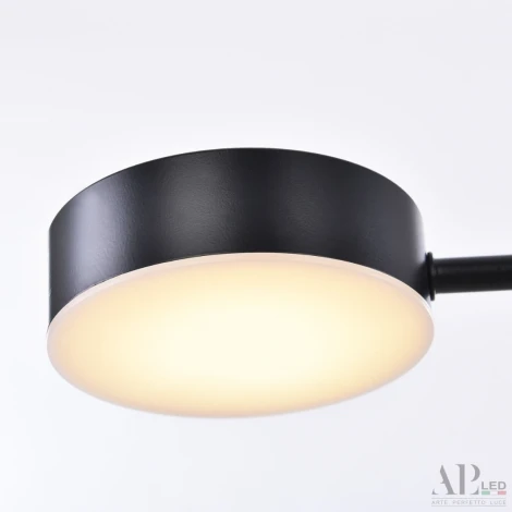 Потолочная люстра на штанге светодиодные APL LED Ferrara 3307.6293-12 Black