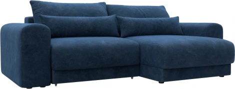 Диван угловой Лига-056 НПБ угол универсальный Лига Диванов (Велюр) арт.129161