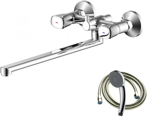 Смеситель Olive'S Vasco 27231VS для ванны с душем, с длинным изливом