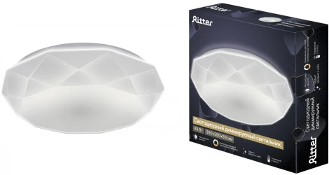 Светильник потолочный светодиодный диммируемый Ritter Brilliance 52208 9