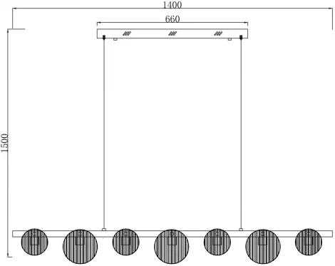 Подвесной светильник светодиодный Stilfort Relux 4008/02/07PL (220V, пульт управления, на проводе)