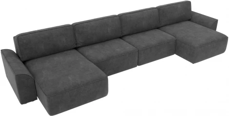 Диван п-образный Лига-048 НПБ лонг Лига Диванов (Велюр) арт.128345