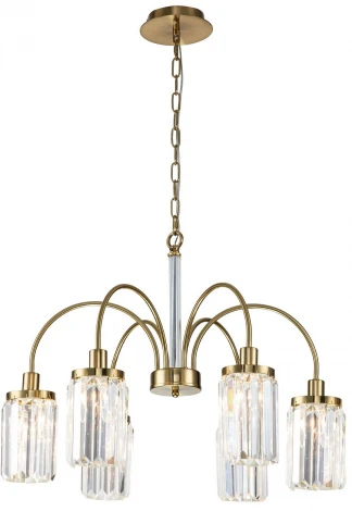 Подвесная люстра Favourite Duke 2969-6P (220V, хрусталь, на цепи)