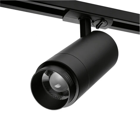 Трековый светодиодный светильник однофазный Wolta WTL-25W/02B 220V 25Вт 4000К IP20 черный