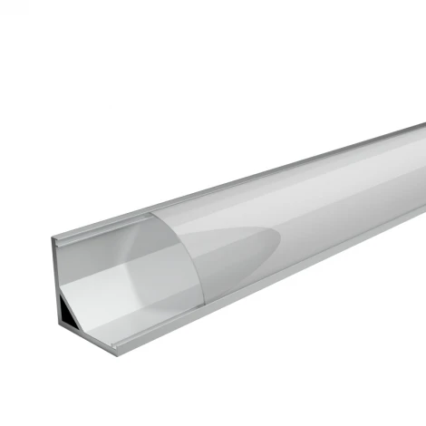 Профиль алюминиевый угловой, накладной серый 16х16х2000мм Wolta WAP WAP-S-16/16/2000-A