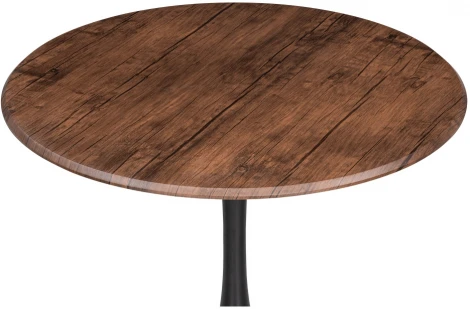 Стол деревянный Notta Тулип 90х73 орех кантри / черный 530837