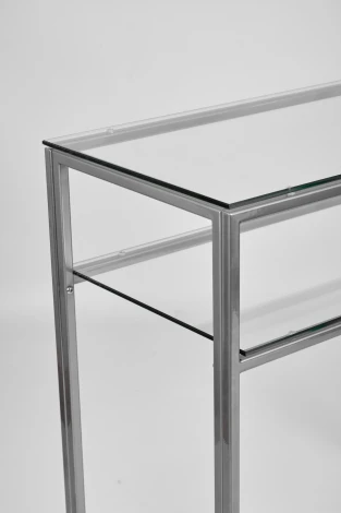 Консольный стол AllConsoles 1044-CS clear серебряный