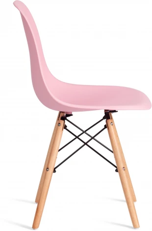 Стул CINDY (EAMES) (mod. 1801) / 2 шт. в упаковке Tetchair (Дерево бук,Металл,Пластик/Розовый) арт.24424