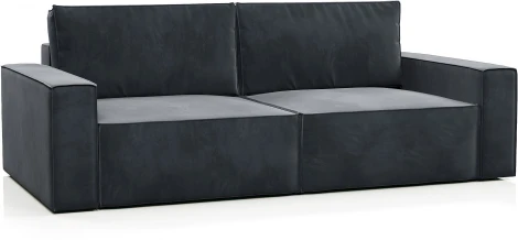 КОРСО-1 Диван прямой, серый D1 furniture арт.AAA41691004