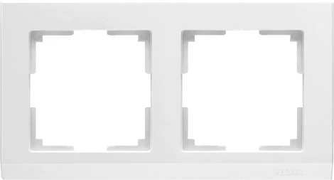 Рамка на 2 поста Stark (белый) Werkel W0021801 (a050904)