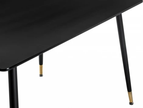 Стол кухонный Woodville Миано black / gold
