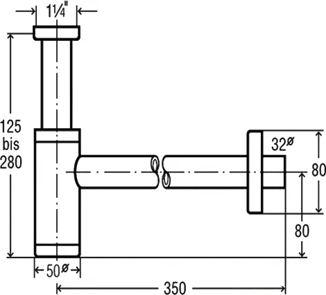 Сифон для раковины Viega Eleganta 440190
