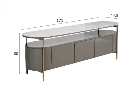 40AD-00151 Тумба под ТВ 171*44,5*60см Garda Decor